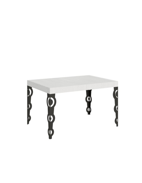 Tavolo Volantis Evolution piano Noce 90x160 allungato 264 telaio multicolor